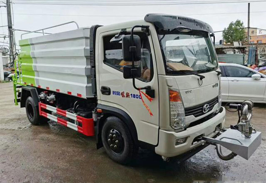 時風7方藍牌多功能抑塵灑水車展示圖